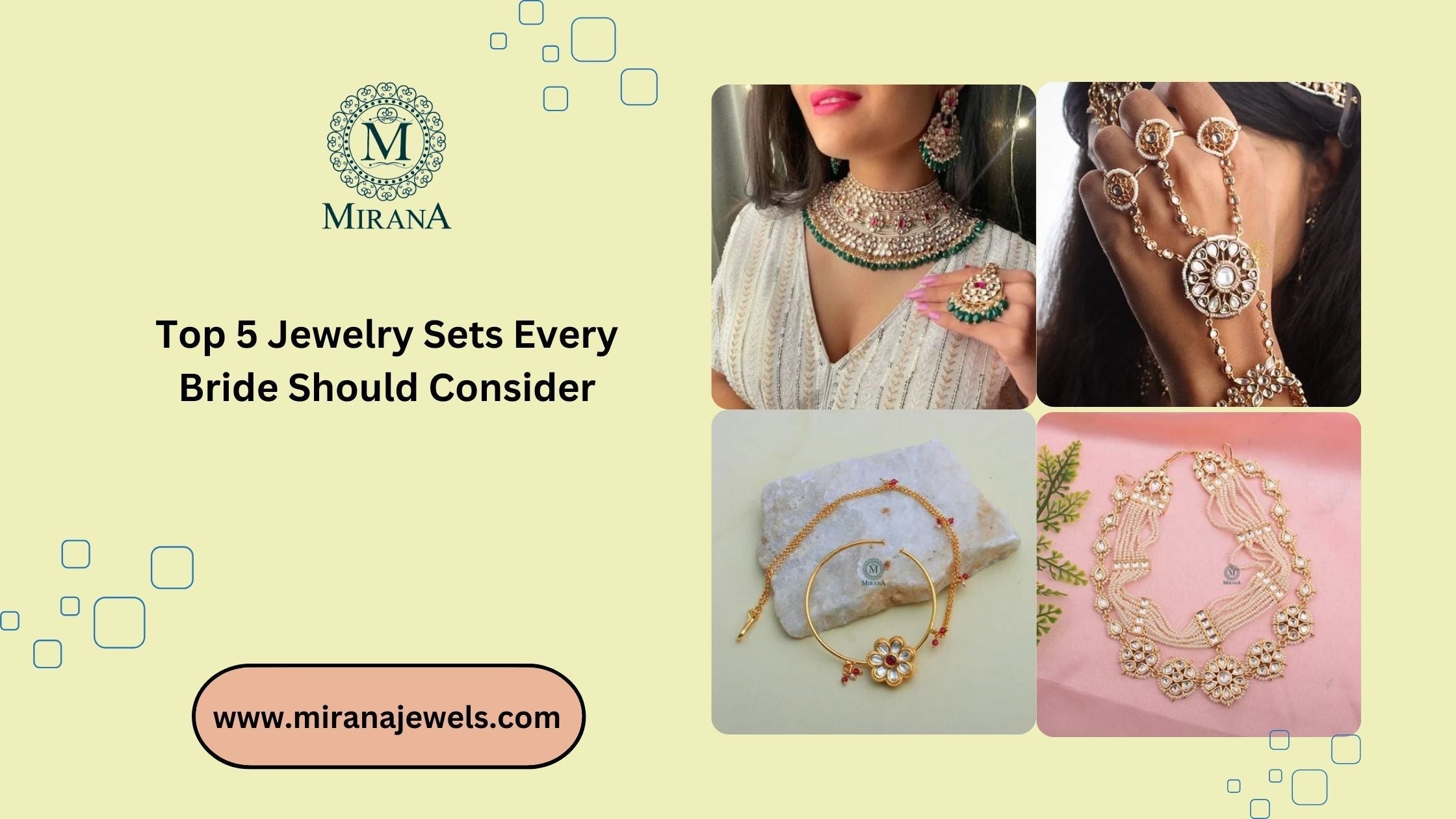 Top 5 Jewelry Sets Every Bride Should Consider