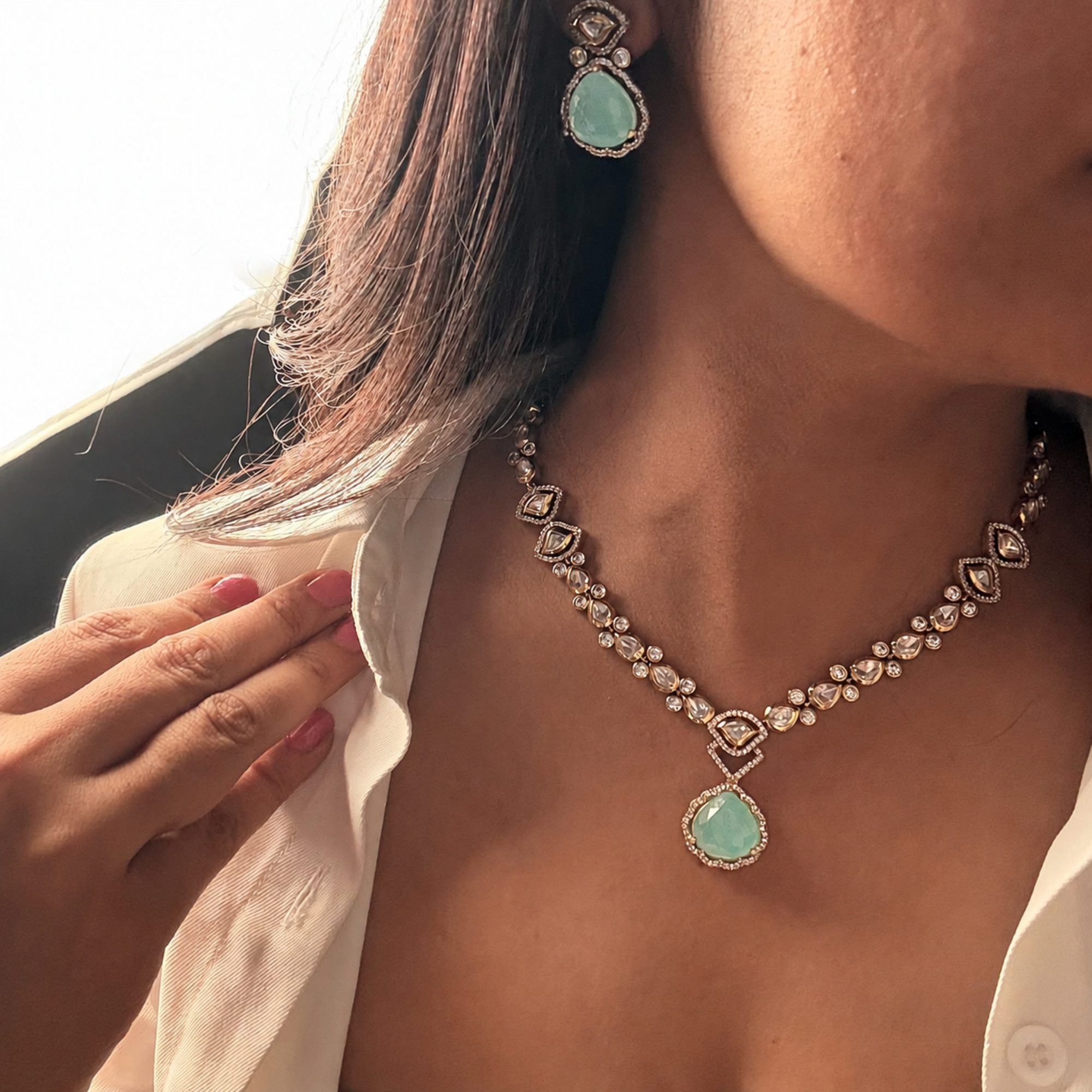 Tushi Polki Necklace Set