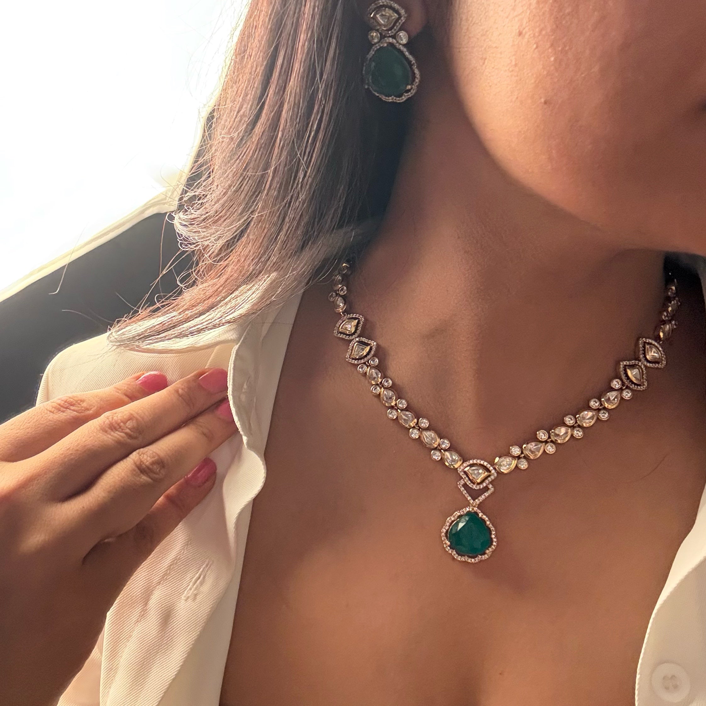 Tushi Polki Necklace Set