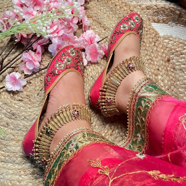 Mahita Pearl Antique Designer Anklets
