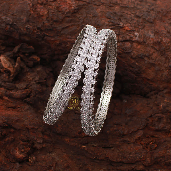 Jizzy CZ Designer Bangles