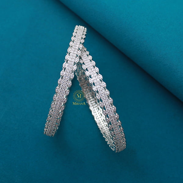 Jizzy CZ Designer Bangles