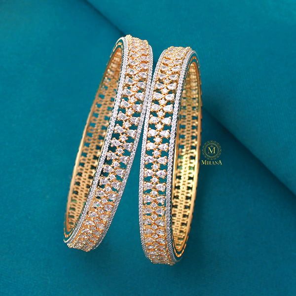 Zoey CZ Designer Bangles