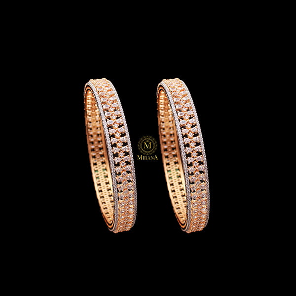 Zoey CZ Designer Bangles
