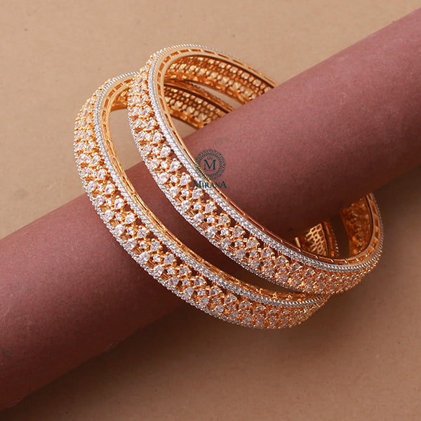 Zoey CZ Designer Bangles