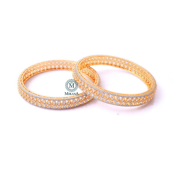 Zoey CZ Designer Bangles