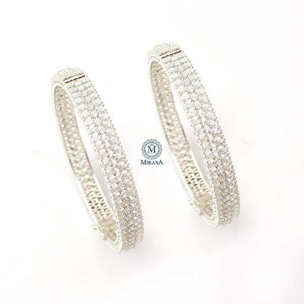 Serena CZ Designer Bangles