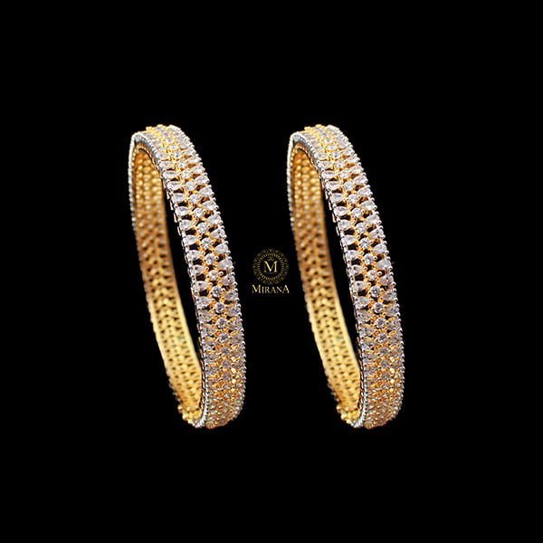 Serena CZ Designer Bangles