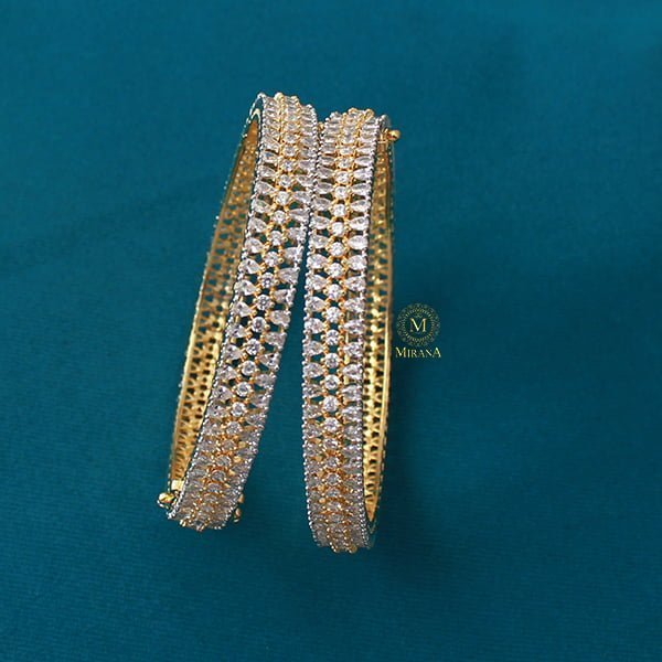 Serena CZ Designer Bangles