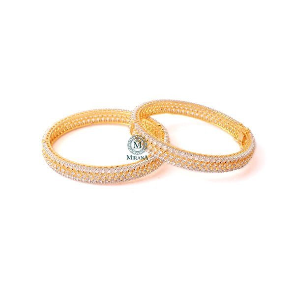 Serena CZ Designer Bangles