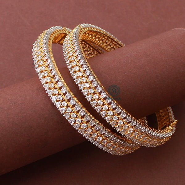 Serena CZ Designer Bangles