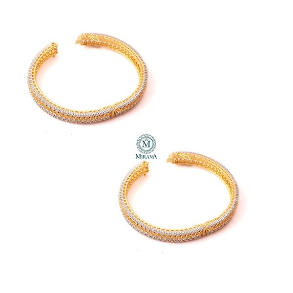 Serena CZ Designer Bangles