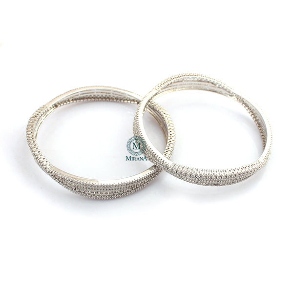 Evelyn CZ Designer Bangles