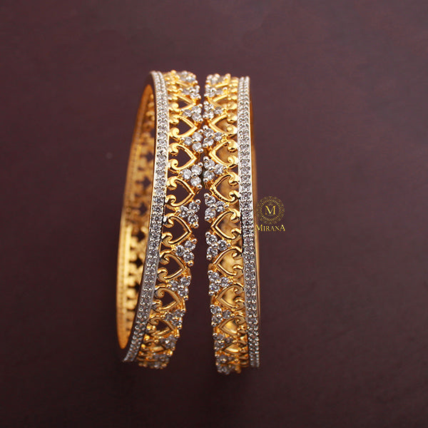 Eliana CZ Designer Bangles