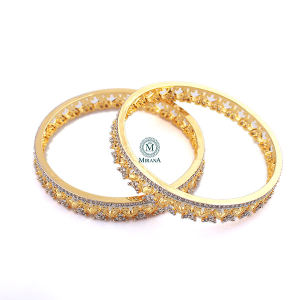 Eliana CZ Designer Bangles