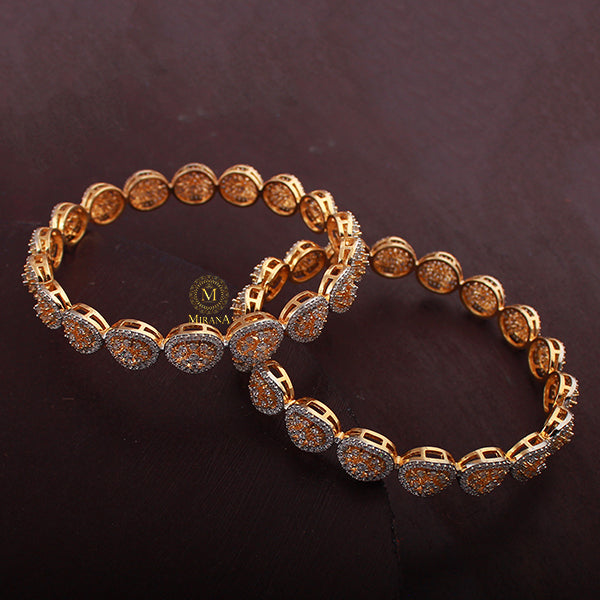 Claire CZ Designer Bangles