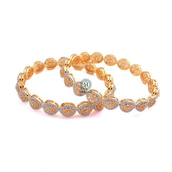 Claire CZ Designer Bangles