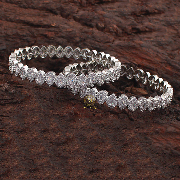 Eliza CZ Designer Bangles