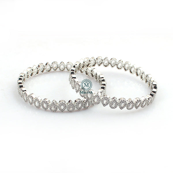 Eliza CZ Designer Bangles