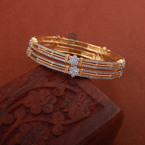 Remi CZ Designer Bangles