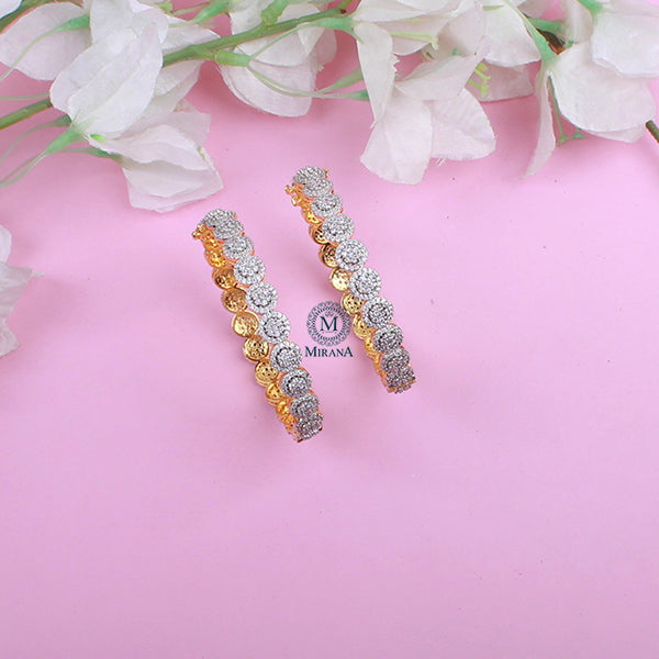 Lillian CZ Designer Bangles