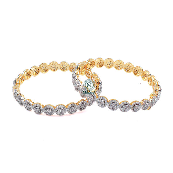 Lillian CZ Designer Bangles