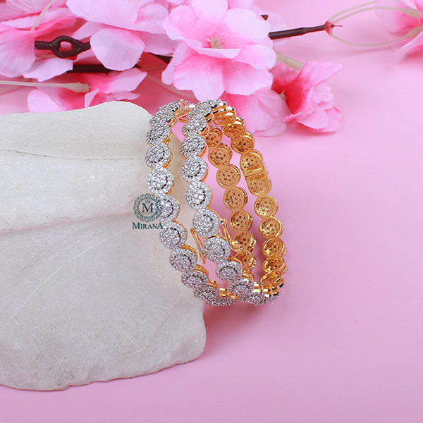 Lillian CZ Designer Bangles