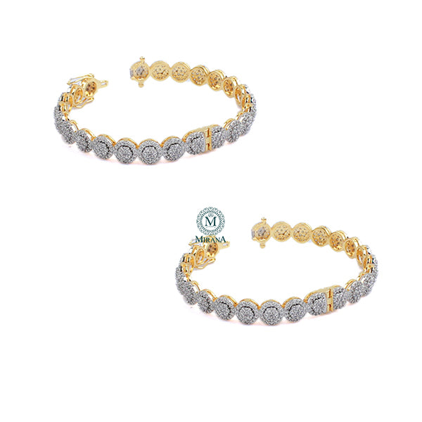 Lillian CZ Designer Bangles