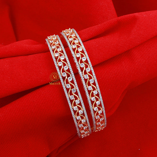 Menila CZ Designer Bangles