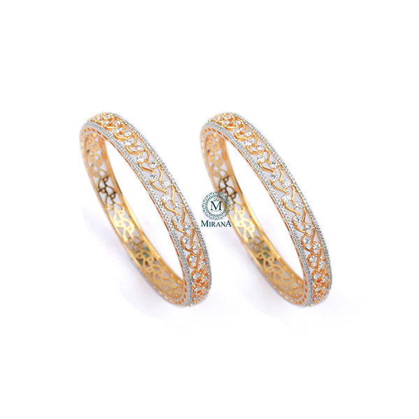 Menila CZ Designer Bangles