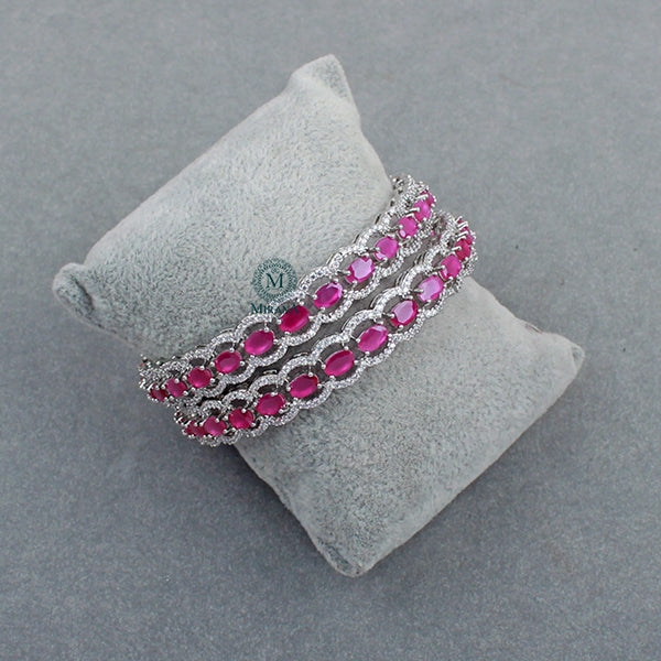 Laura Ruby CZ Designer Bangles