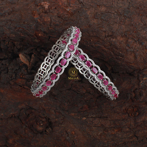 Laura Ruby CZ Designer Bangles