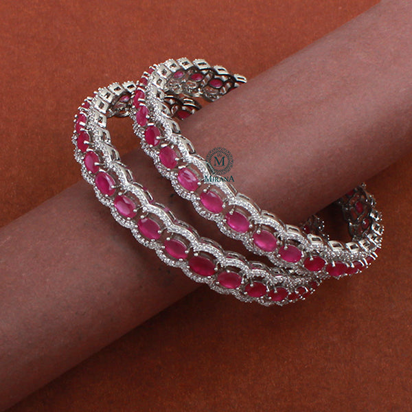 Laura Ruby CZ Designer Bangles