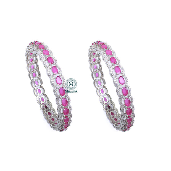 Laura Ruby CZ Designer Bangles