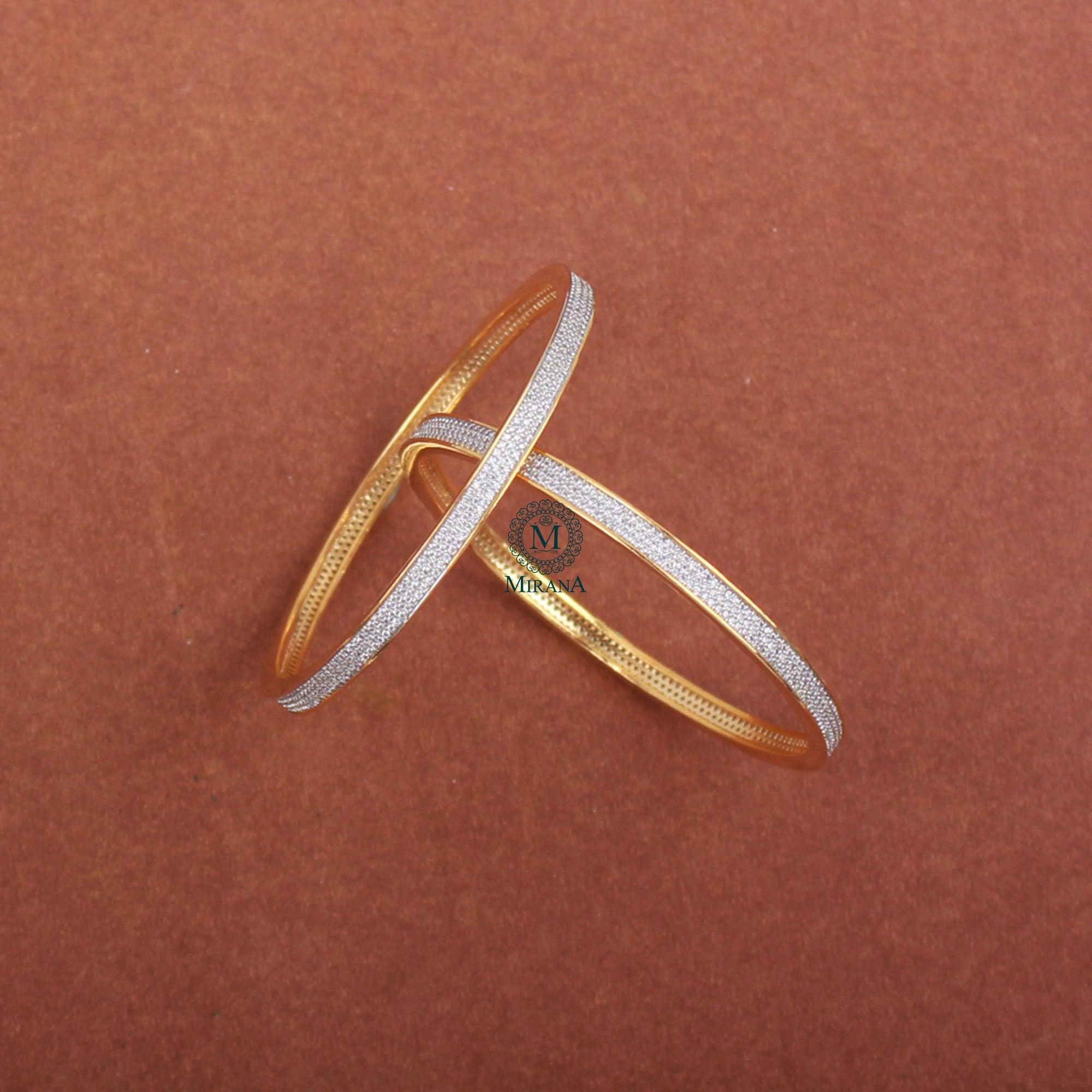 Maeve CZ Designer Bangles