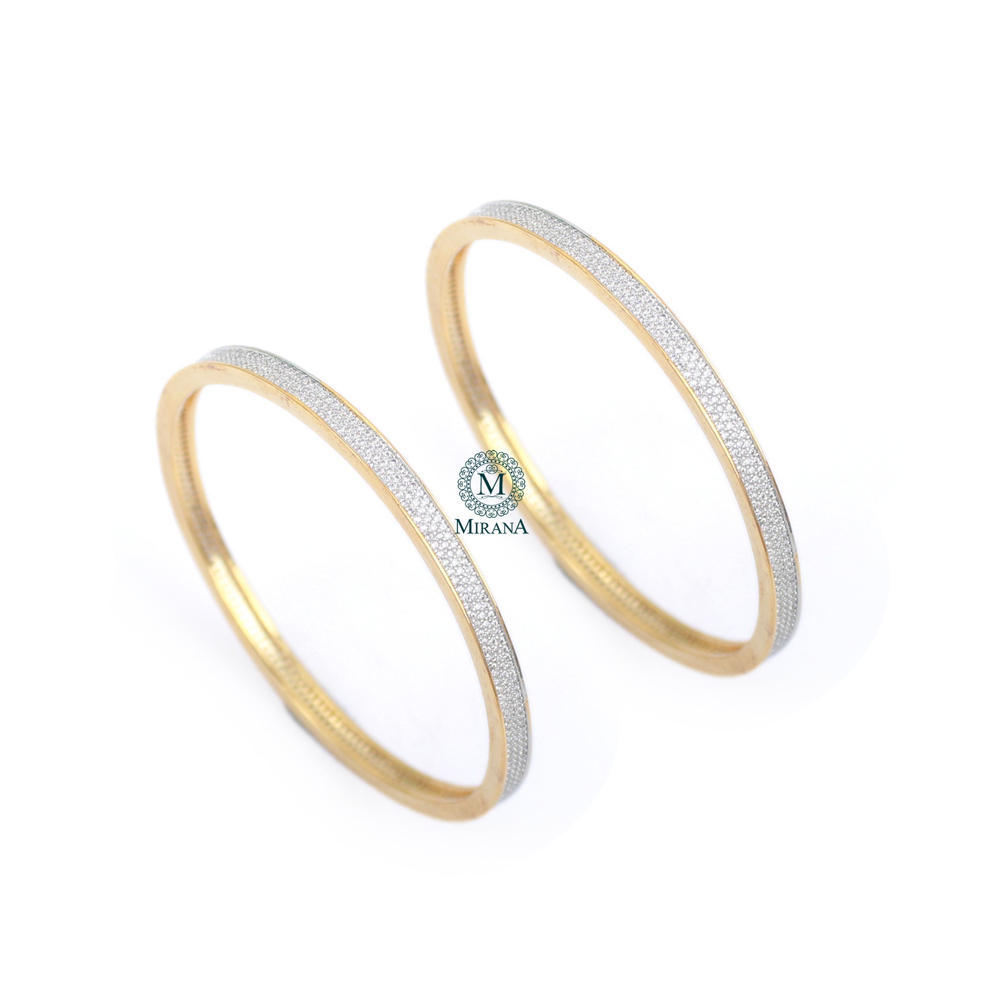 Maeve CZ Designer Bangles