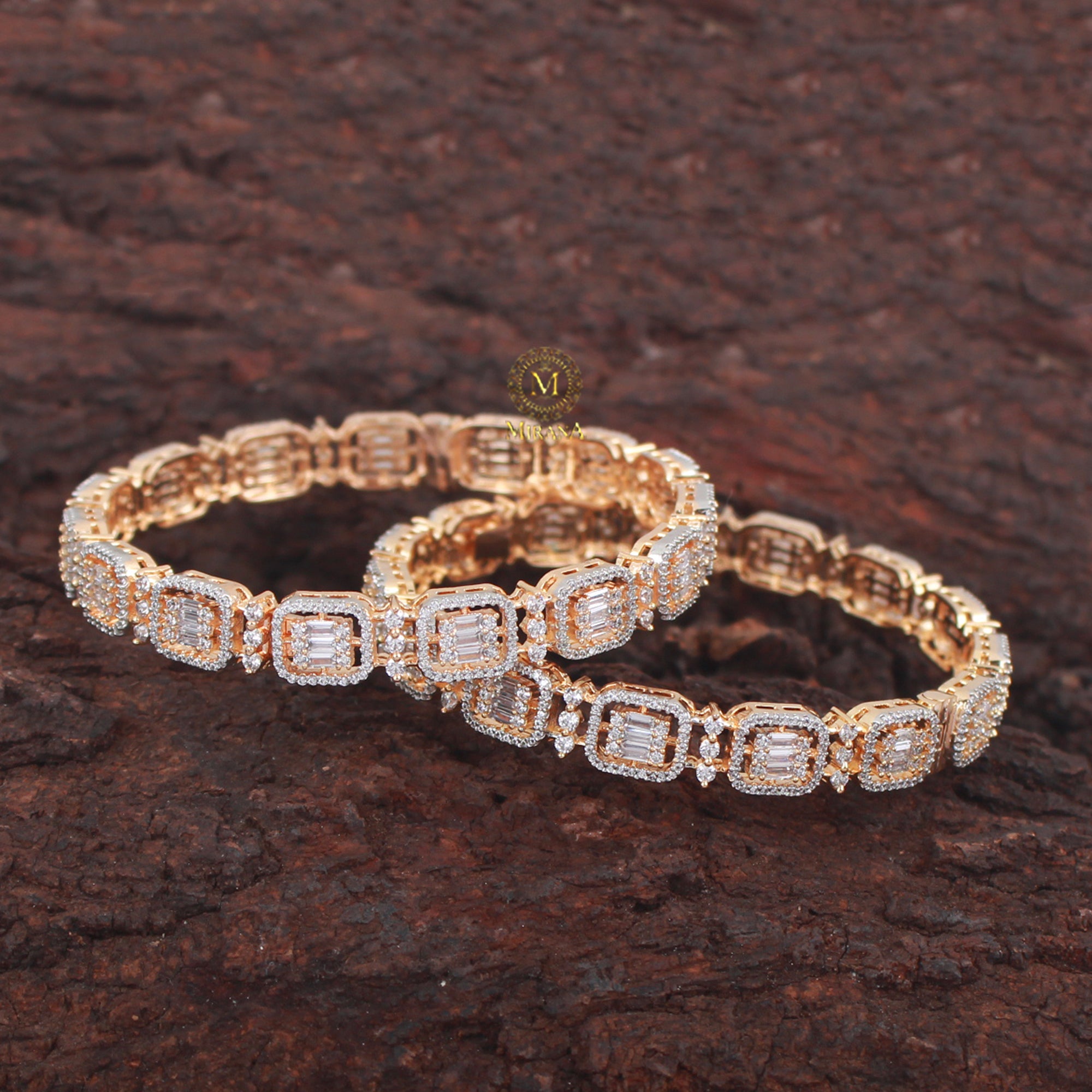 Zuri CZ Designer Bangles