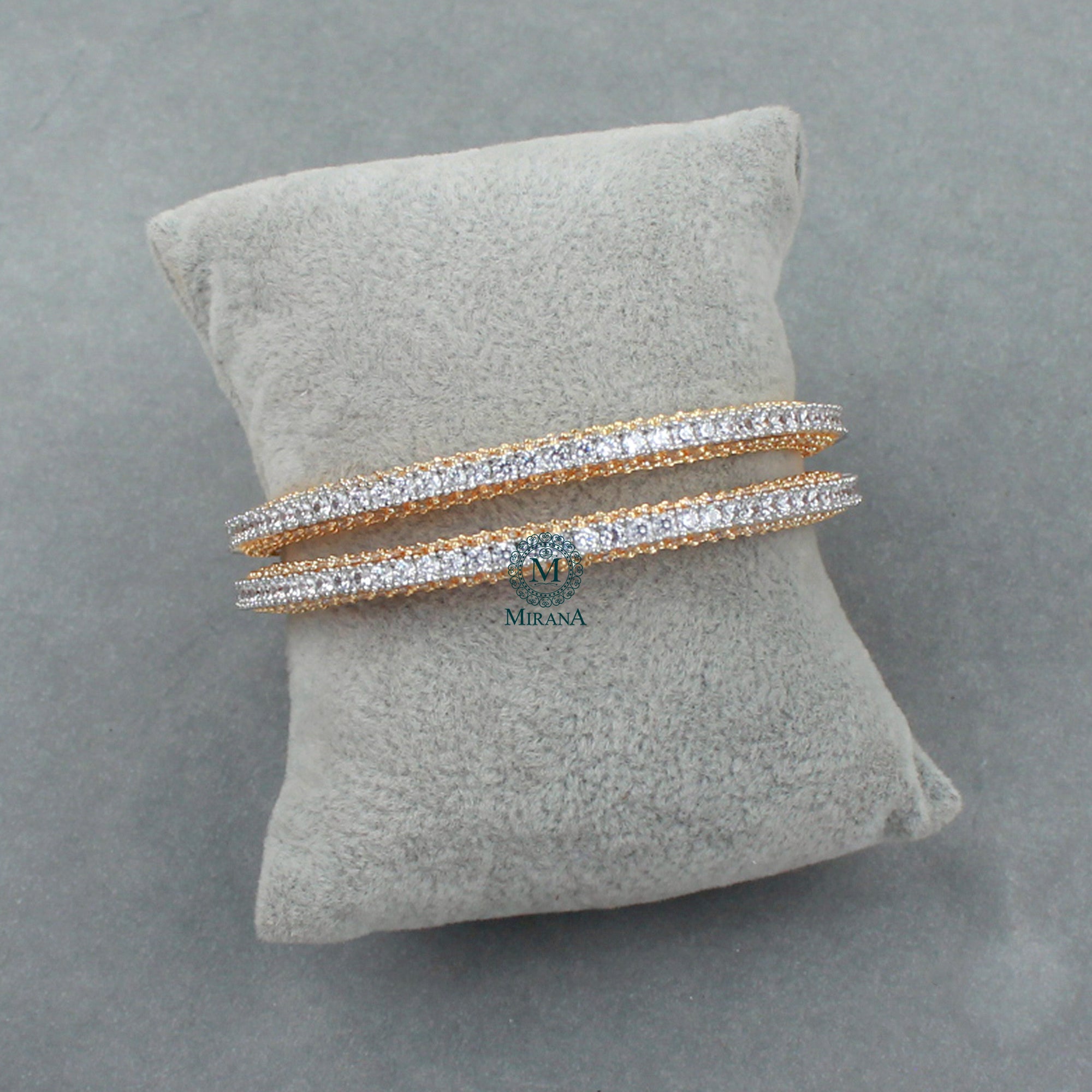 Glora CZ Designer Bangles