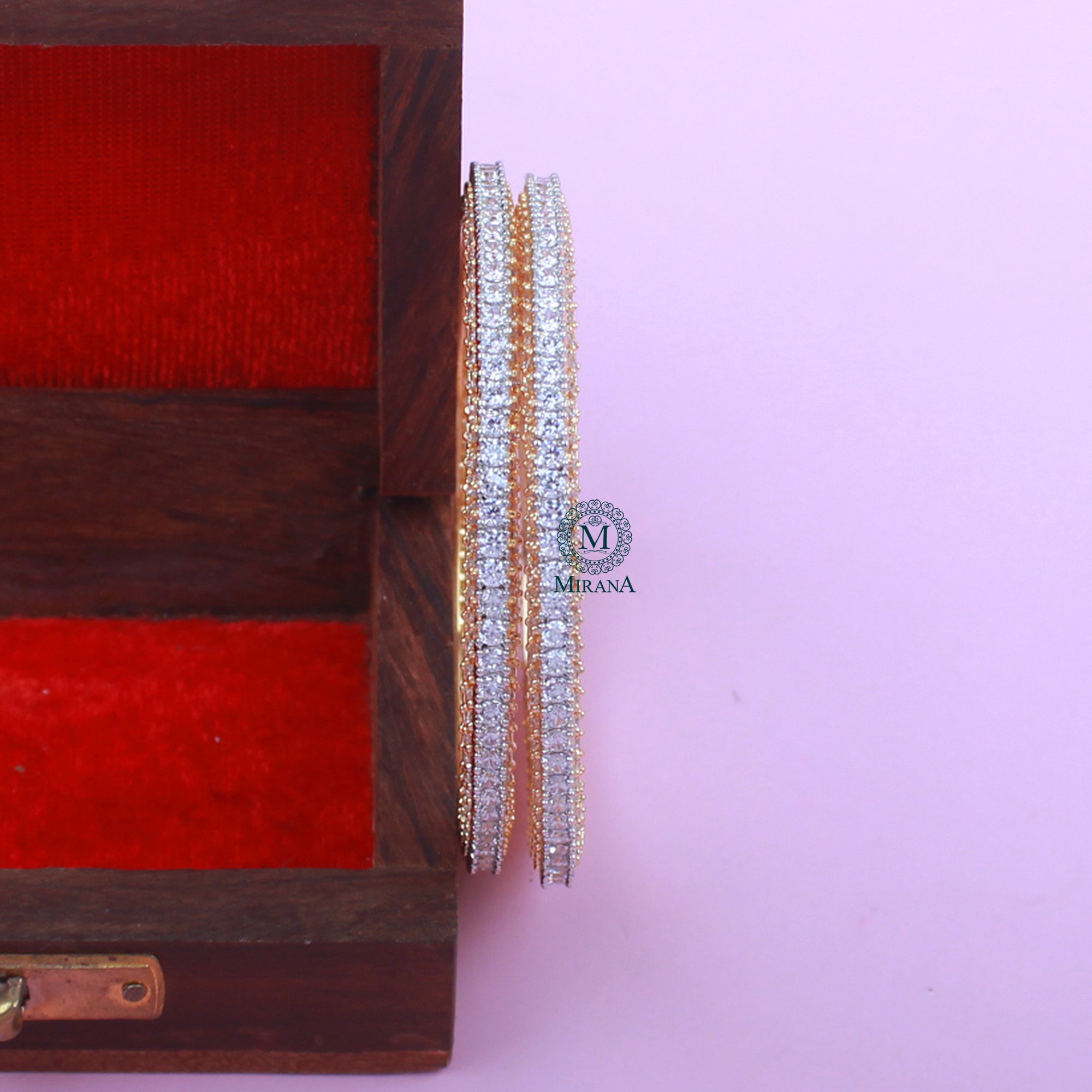 Glora CZ Designer Bangles