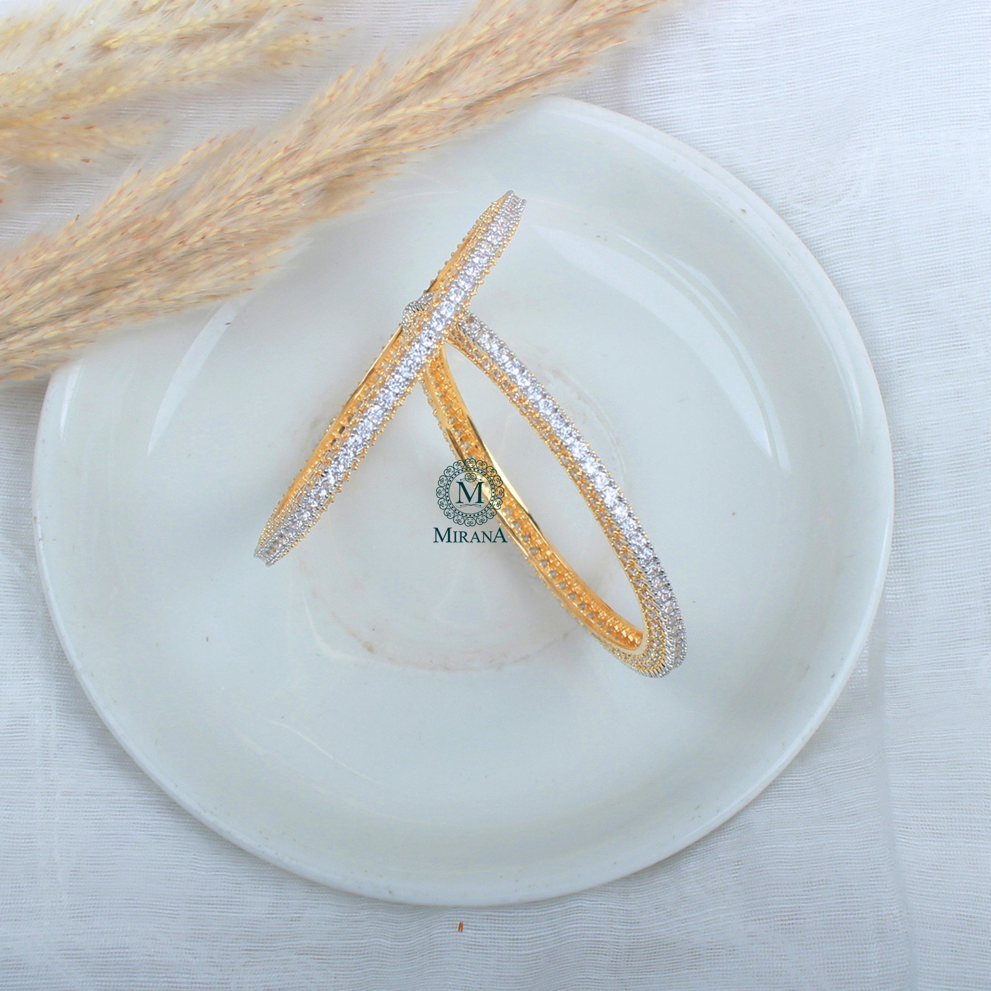 Glora CZ Designer Bangles