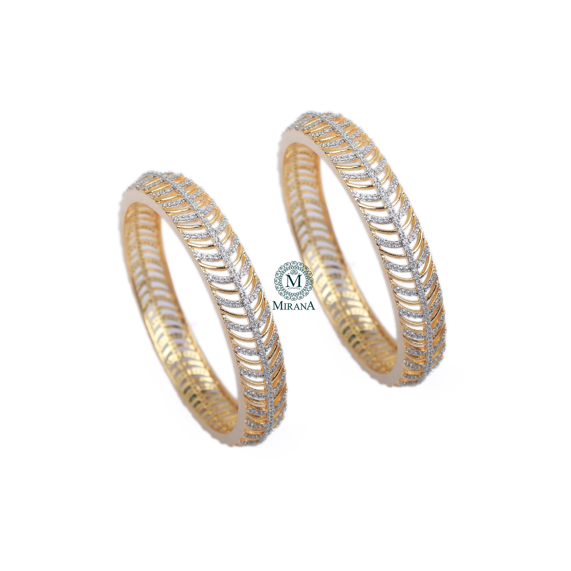 Isla CZ Designer Bangles