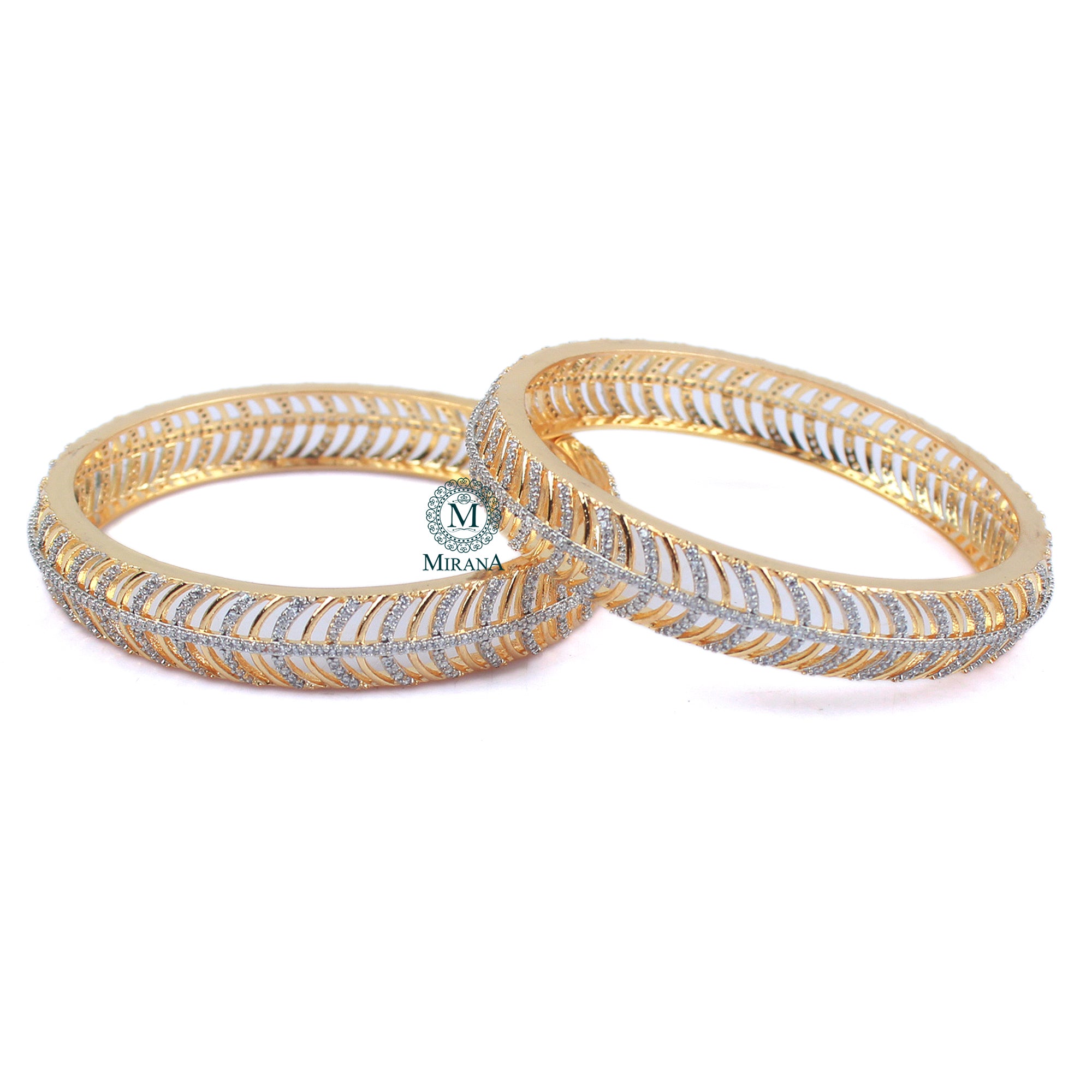 Isla CZ Designer Bangles