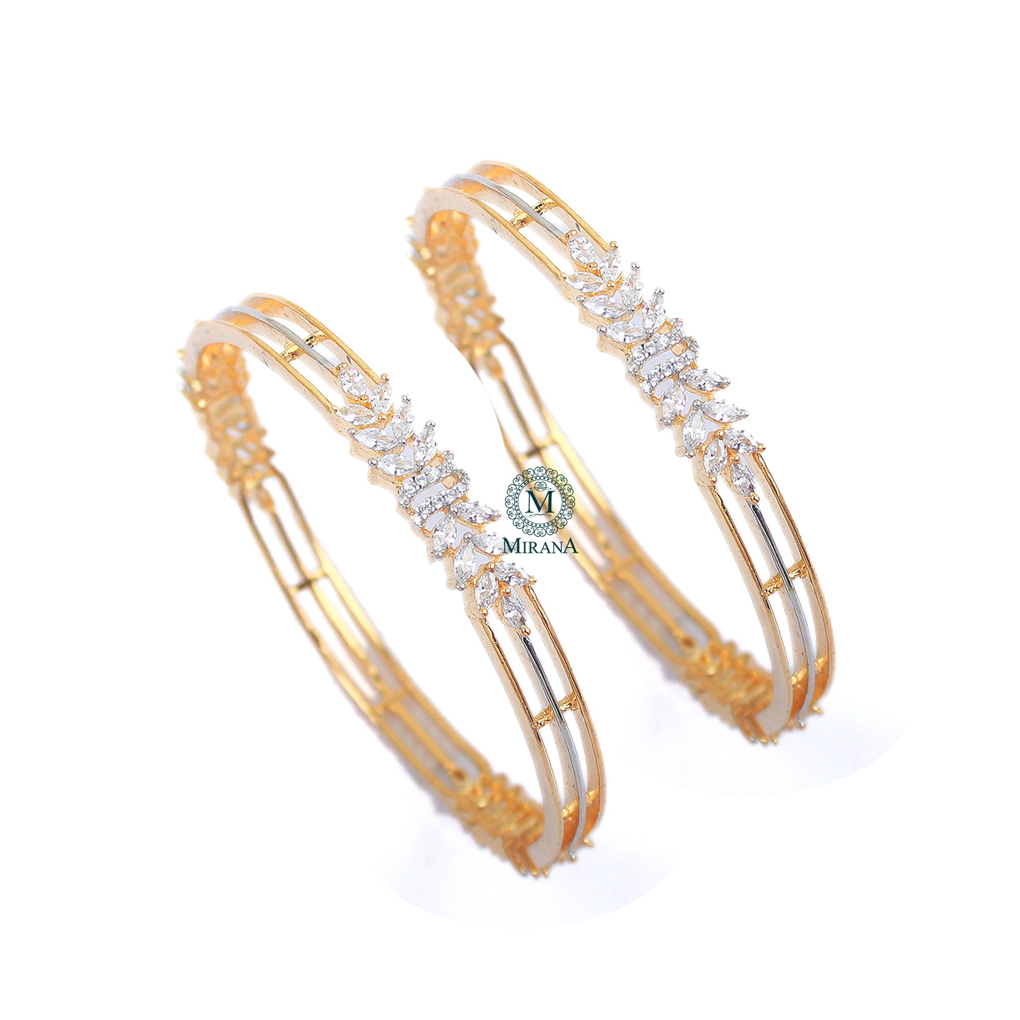 Ana CZ Designer Bangles