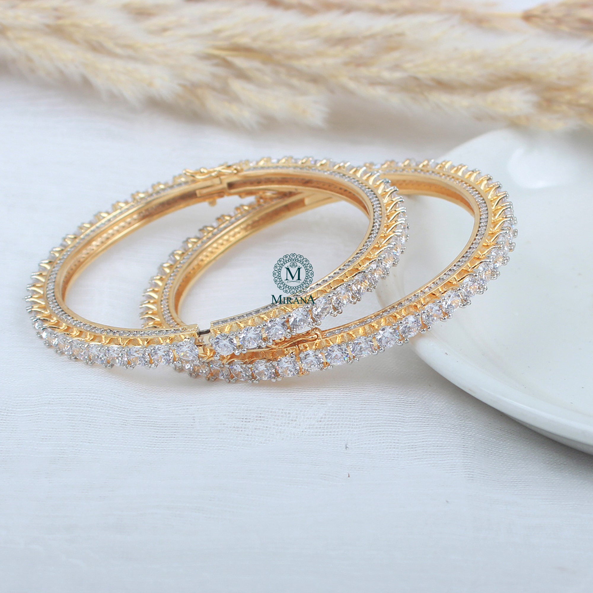 Camilla CZ Designer Bangles
