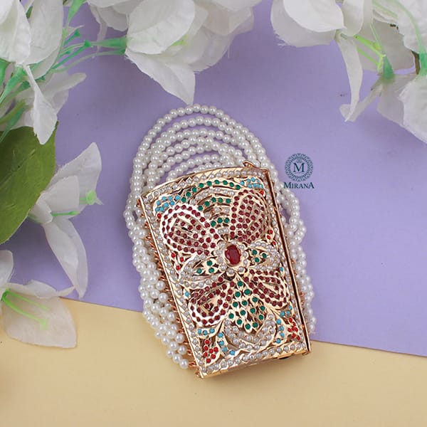 Ihita Pearl Jadau Designer Handcuff