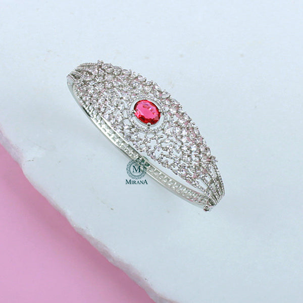 Naisha Ruby CZ Designer Bracelet