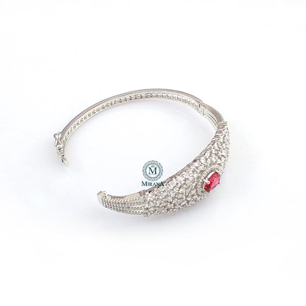 Naisha Ruby CZ Designer Bracelet
