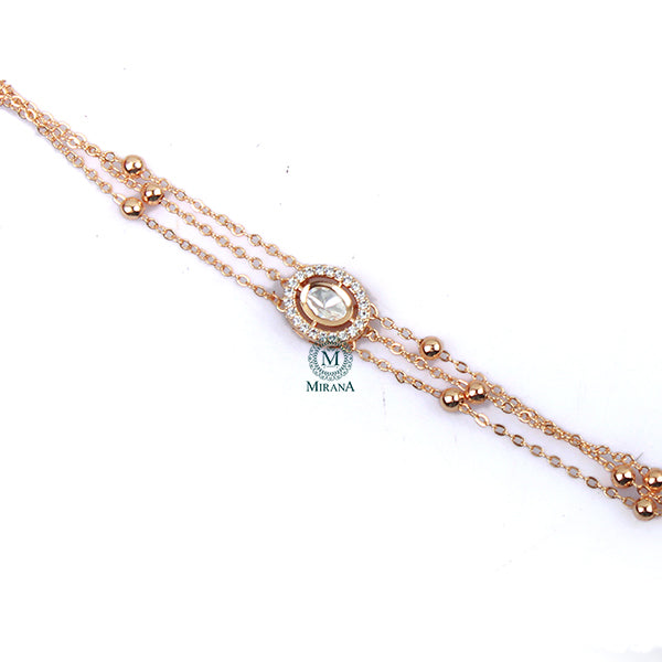 Yuvan Polki Rakhi Designer Bracelet