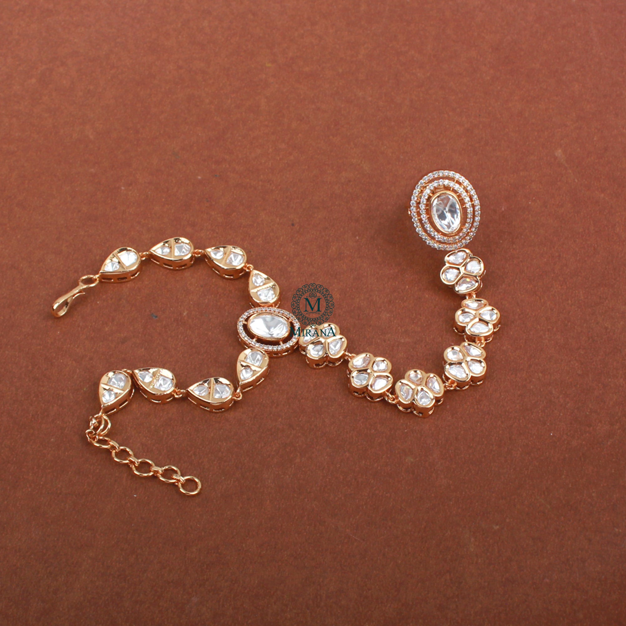 Radha Polki Designer Hathphool