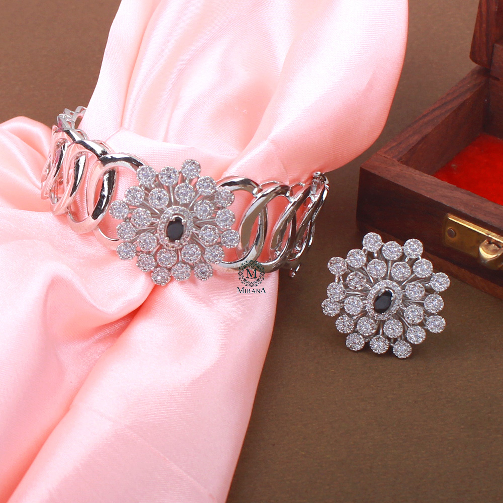 Sonishi Black CZ Designer Bracelet